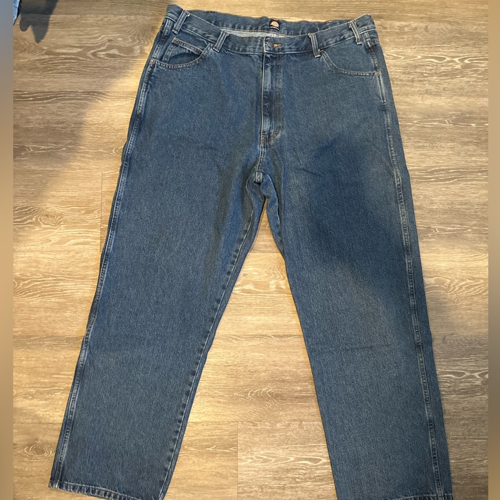 Dickies Men's Relaxed Fit Blue Jeans